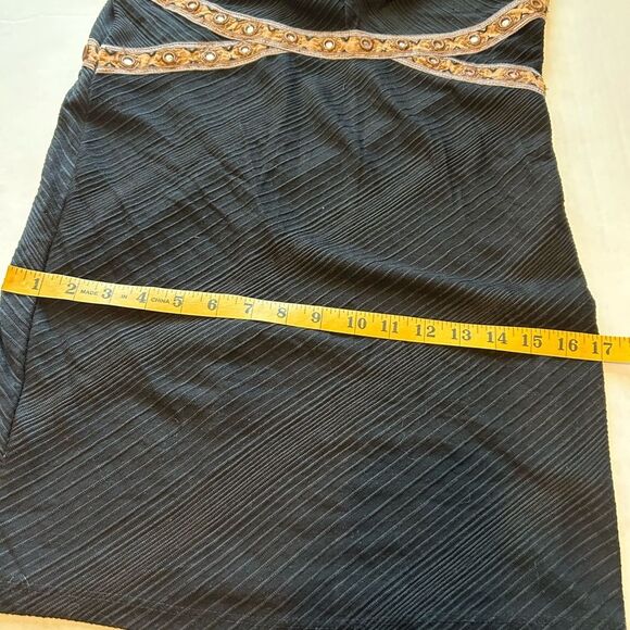 Free People Nefertiti Bodycon Embroidered Sleeveless Open Back Dress Size M - Picture 5 of 11